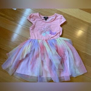 Zunie Butterfly Dress with colorful Tulle Skirt
